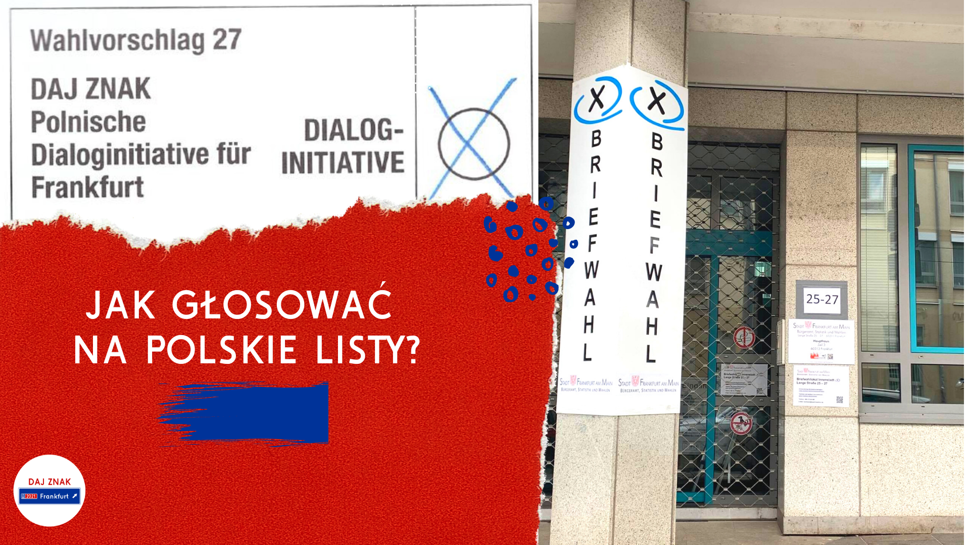 Jak głosować na polskie listy we Frankfurcie